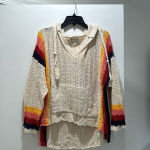 Amazing, crochet, new with tags, hoodie/cover up